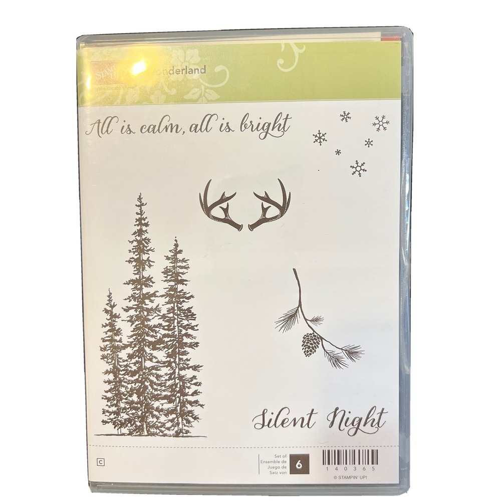 NIB Stampin' Up! Wonderland Set/6 Stamping Set
